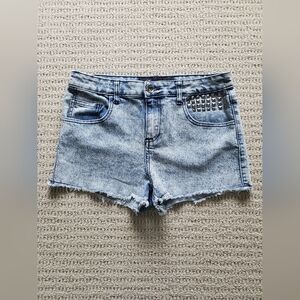 Seductions Sirens Denim Studded Shorts